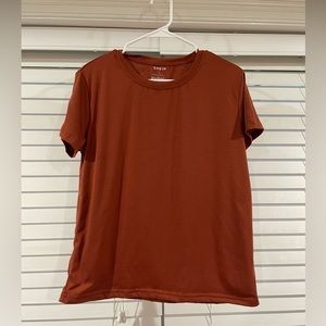 Large SHEIN burnt orange top. New never worn.